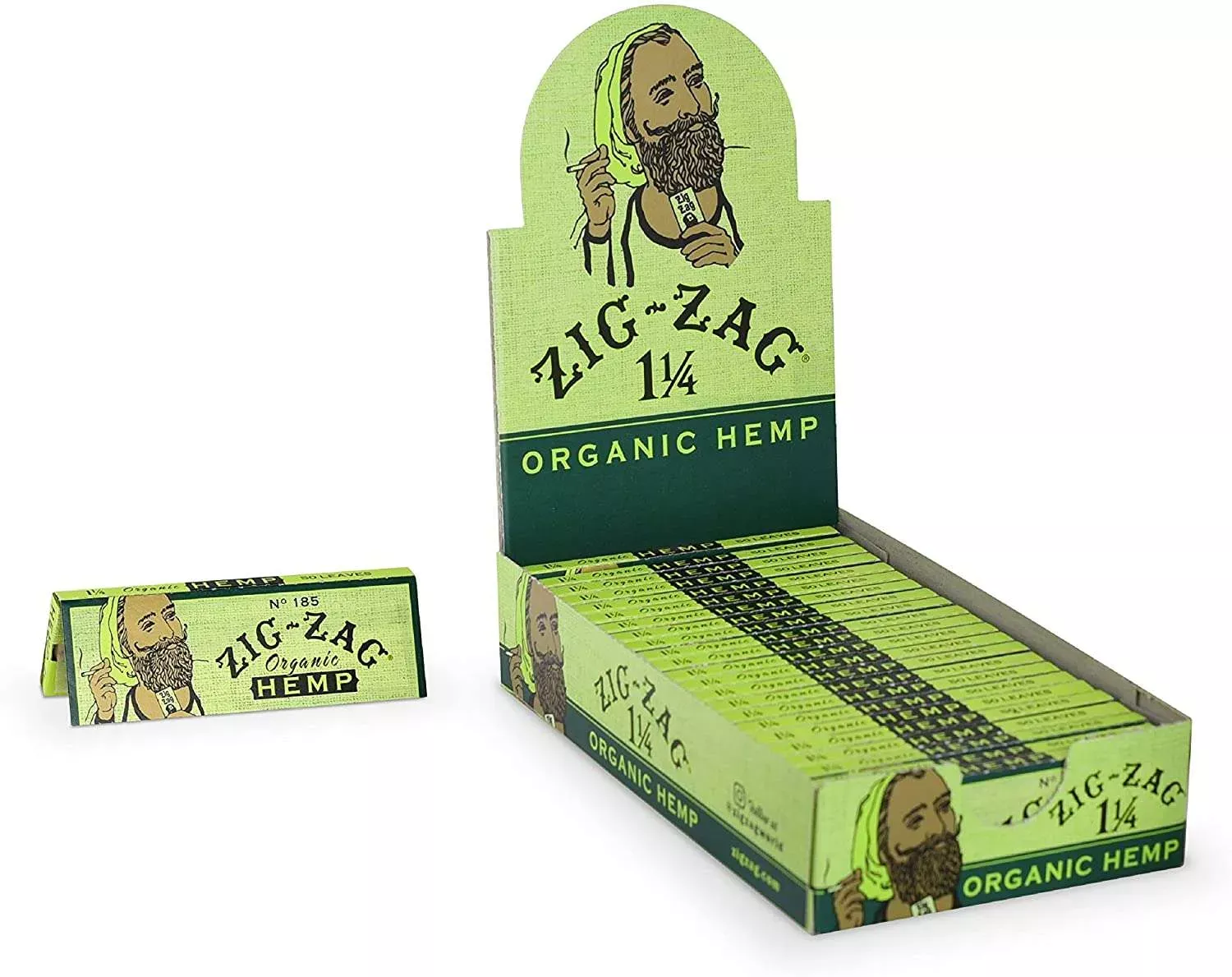Zig Zag - 1 1/4 Papers, Organic Hemp, 24ct