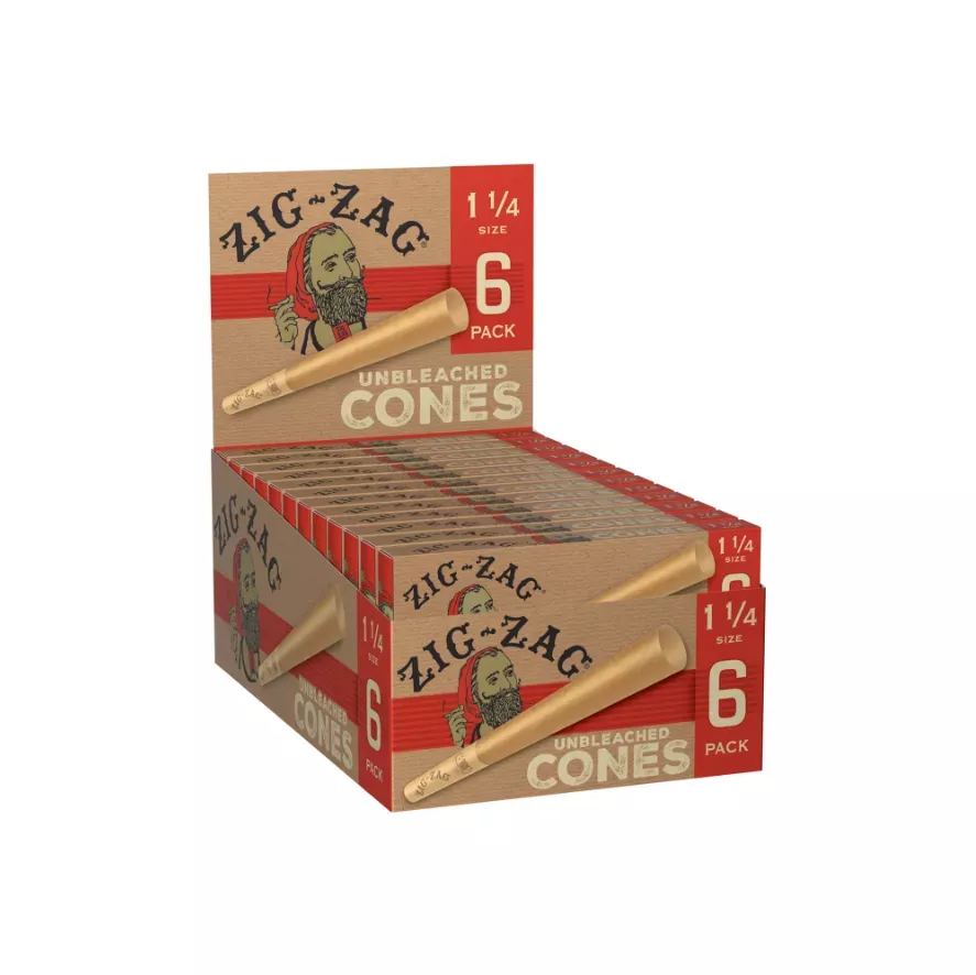 Zig Zag-Cones 1 1/4 Size, 6 Pack, 24ct