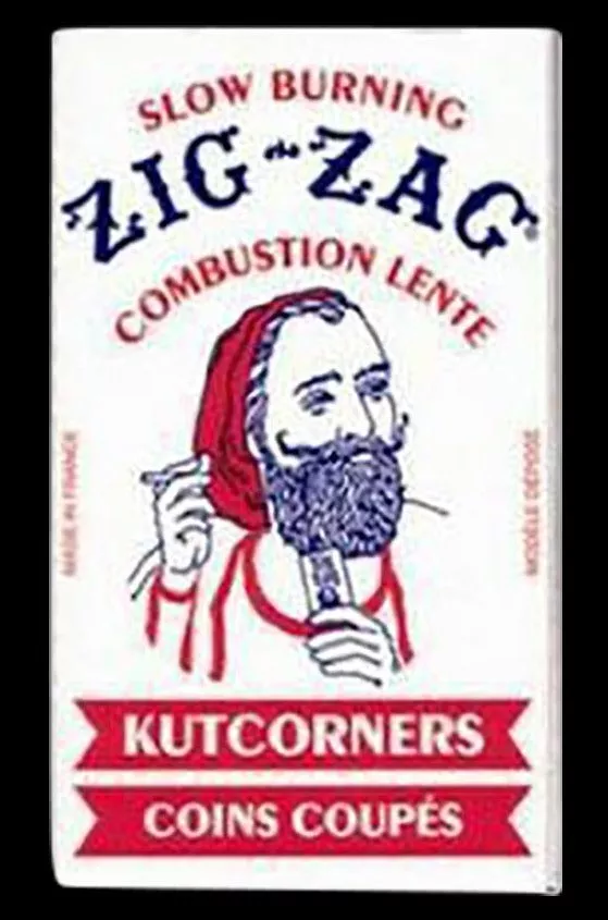 Zig Zag Cut Corner Rolling Papers – 24 Pack
