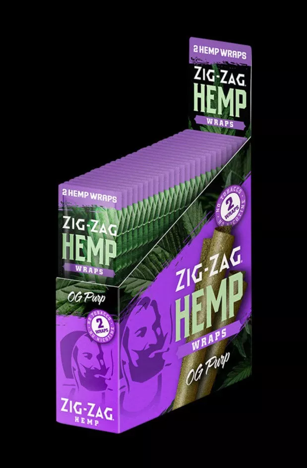 Zig Zag Hemp Wraps – 25 Pack