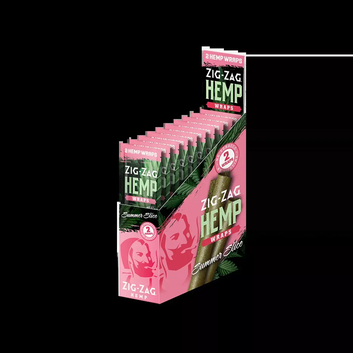 Zig-Zag Hemp Wraps New Flavors - 25 count Display Box