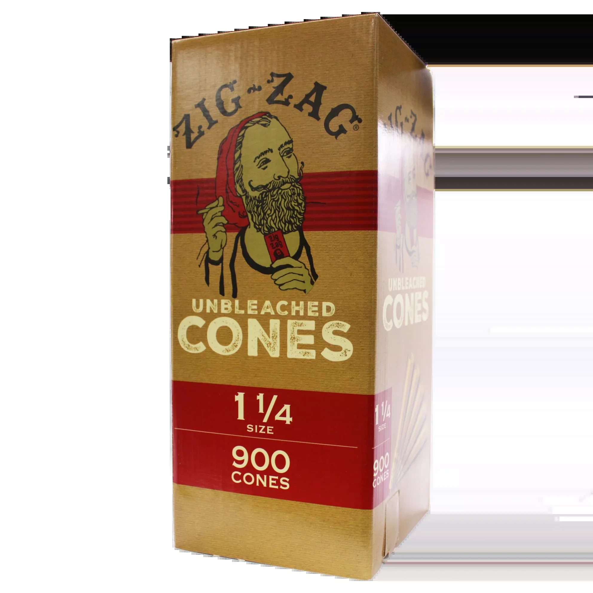 Zig-Zag Unbleached Pre-Rolled Cones – Display Box