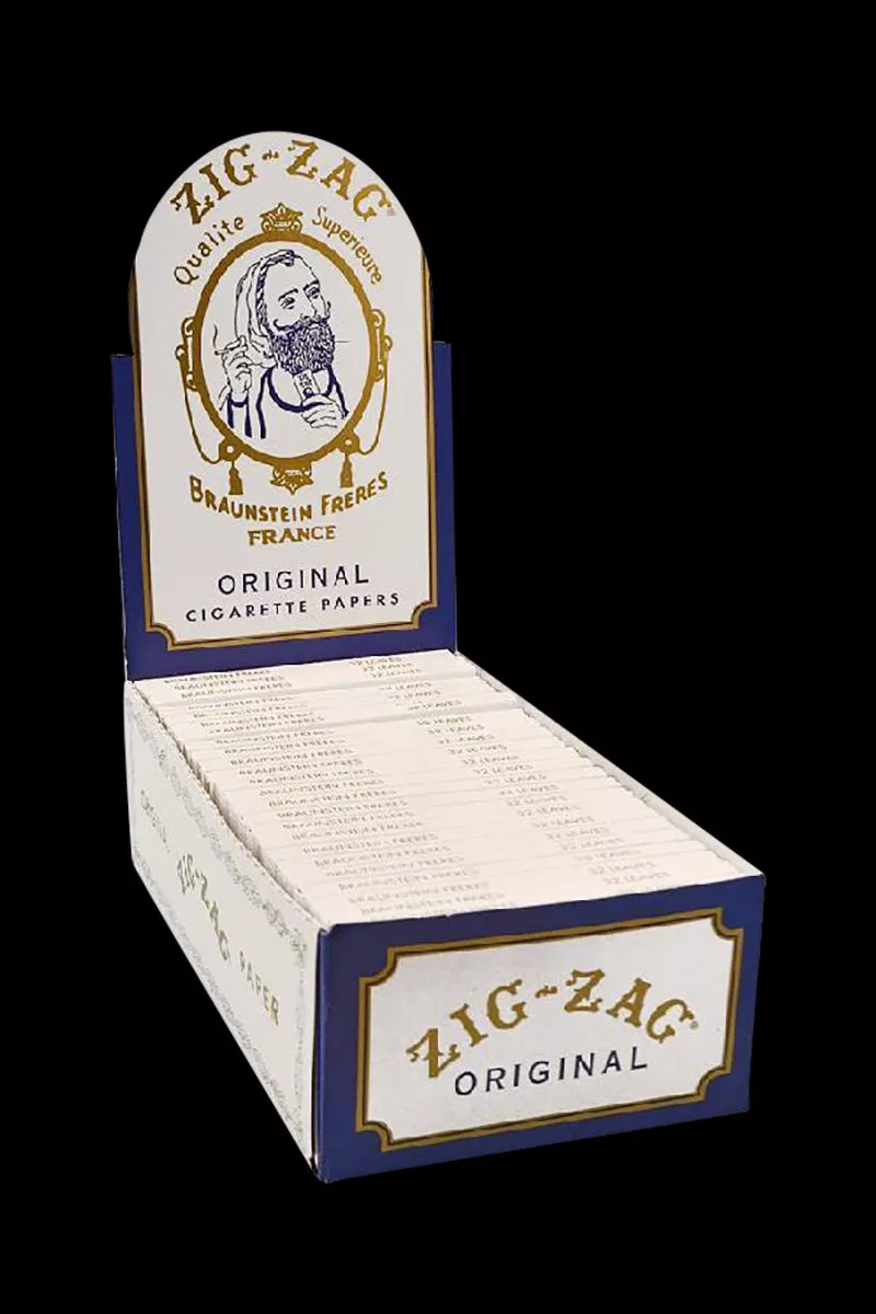Zig Zag White Single Wide Rolling Papers – 24 Pack