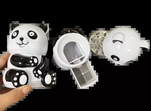 Zinc Alloy Panda Shape Herb Grinder