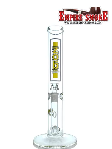 Zob 14 inch Stemless Inline Diffused Straight Tube Yellow