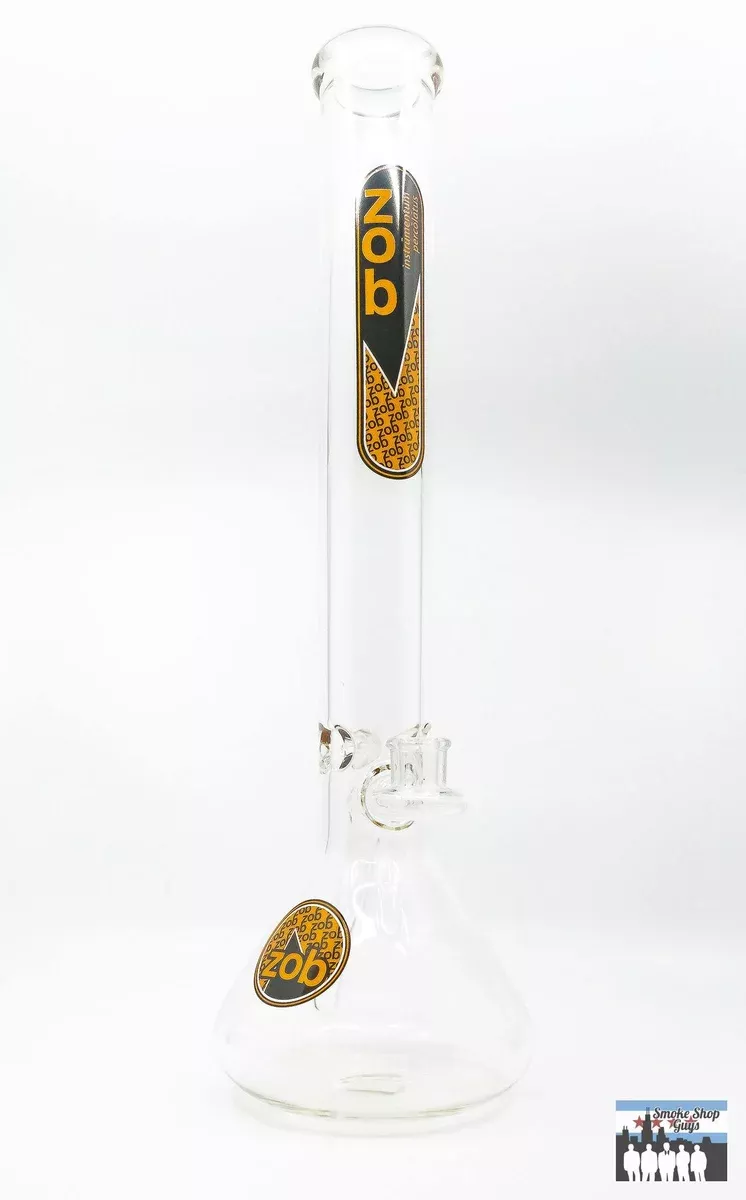 Zob 18-Inch Stemless Beaker Bong – Inline Diffuser for Superior Filtration